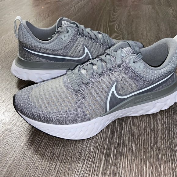 Nike React Infinity Run FK 2 Men Running Shoes Size 7.5 Particle Grey CT2357-001 main image 8